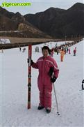 栗集村 12-01-01北京八达岭滑雪