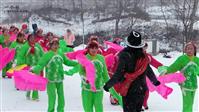 葛峡村 葛峡村妇女秧歌队
正月初五俗称破五