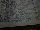小岗刘村 这是于春志在我这住的215房的登记记录