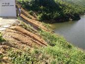 胡海村 2016年06月23日，村主管农业 安全主任在高峰水库，防洪巡查库区险情。