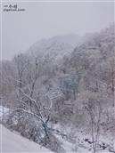糜岭村 冬天的雪景