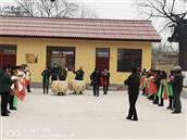 段庄村 冬闲时间，村民忙着学习锣鼓技术，为春节社火做准备。