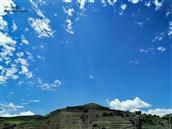 阳沟村 摄于六月十六日阳沟村的蓝天白云
