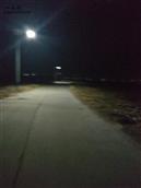 西黑炭村 乡村的路灯，晚上也照明路