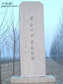东岳村 杨成武上将题写的东岳村惨案纪念碑