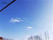 鹰落沟村 我们村里的天空永远都是那么的蓝！