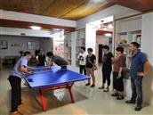 沙溪村 江东街道沙溪文化礼堂举行乒乓球爱好者比赛