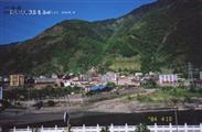 邓家社区 老北川县城风景  摄于2004年4月