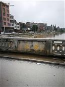 温王村 去年到汪桥镇，站在汪桥上，望着桥下的河水合影一张。