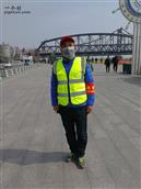 丁字峪村 防疫期间我在鸭绿江大桥执勤。