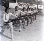 连虹村 “飒爽英姿五尺枪”的连虹女民兵。