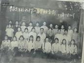 李家岗村 1977年7月李家岗学校初中第一届毕业学生