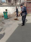 化庄村 党员干部在街道打扫卫生