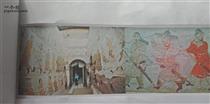 下社村 下社村址发掘北朝墓壁画