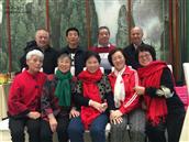 润湖村 庆祝下放插队50周年后同学相聚在一起。