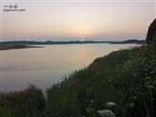裕农村 夕阳下的马公湖