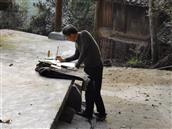下坝村 19年11月，济南市美协在下坝村写生。