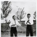 松树村 西丰县松树中学文艺宣传队的一组照片                 
                       摄于1976年5月