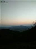 龙泉村 夕阳西下的时候，登上风力发电的山峰