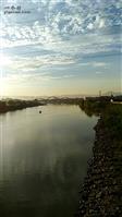 朝阳社区 晨光里的临浦大桥