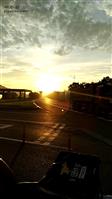 朝阳社区 霞光如此美丽，就在蒲戴线，斜对面高铁🚅 桥运载着速度、激情、幸福！