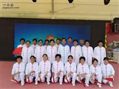 九级社区 朱刘太极拳队参加比赛照片