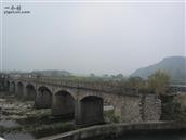 江口村 严田大桥老桥段留作观赏的景点