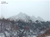 姜新庄村 雪中笔架山！