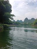 流河社区 刘三姐镇流河社区马山塘原壮古佬风景区下枧河。7月18日拍摄