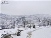 王家河村 美丽的雪景
