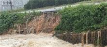 里方山村 涨洪水了