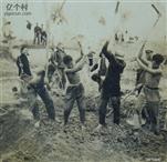 高槐村 1965年高槐8队社员在水利工地劳动
