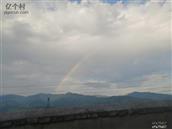 城西村 农村风景彩虹
