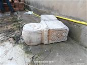 河南吴村 胡家过道的枕门石