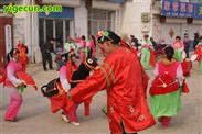 苏家集村 苏家集秧歌队成立三周年留念。