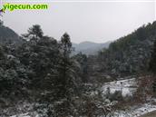 木榴村 2012老家的雪景呀，十万大山嘞