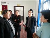里旺村 株洲市老年大学校长谢罗生（女）来里旺村考察老年学校建设工作情况。