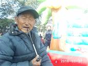 五岔村 2016年农历二月十九迪沟竹音寺庙会，这天，84岁彭法申在会期留影。