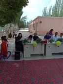 喀拉古勒萨依村 这是兰干镇6村幼儿园毕业典礼活动照片，这次活动由6村幼儿园骨干老师阿依米拉。艾尼来主持！！！！ 