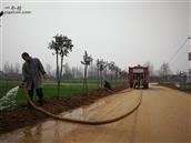 王堤村 王堤村军民共建，路肩拓宽，栽风景树，用驻军部队消防车给树浇水，确保成活率。