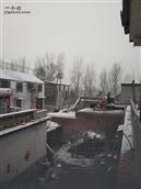 白马河村 下雪