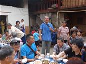 广帕村 帮景社知青活动第二故乡，与帮景乡亲们共进午餐。。