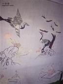 牛心村 图为保存三十六年前李素华当年的刺绣作品