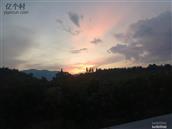 石龙村 家乡的落日
